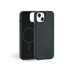 Coque Renforcée iPhone 15 Silicone Compatible MagSafe Noire - Garantie