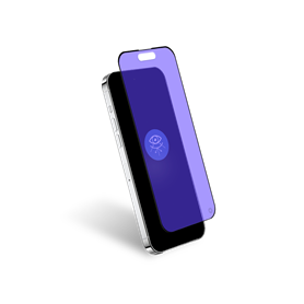 Protège écran iPhone 15 Plus 2.5D Anti Lumière Bleue - Garanti à vie F
