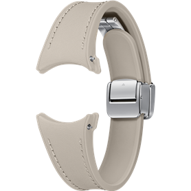 Bracelet Hybride en Simili cuir pour G Watch Series 115mm, S/M Taupe S