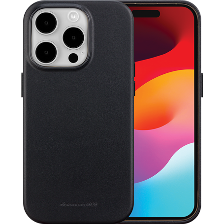 Coque Roskilde Compatible MagSafe Noire pour iPhone 15 Pro Max DBraman