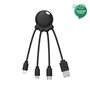 Câble 3 en 1 Octopus Ecoresponsable USB A/micro USB & USB C & Lightnin