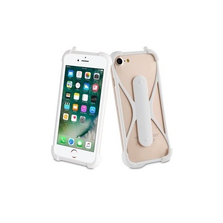 Coque Souple + Tour De Cou Blanc: Multi Mobiles