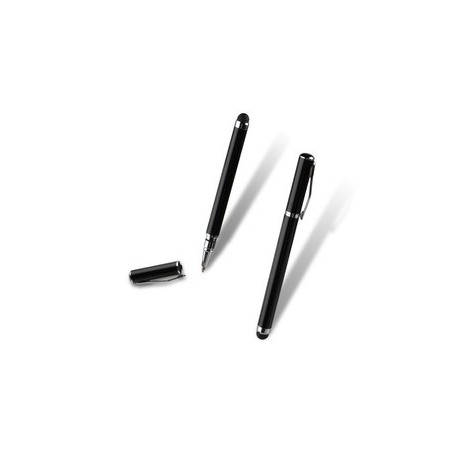 Stylet Noir Avec Embout Pour Ecran Capacitif Fonction Stylo