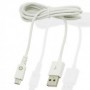 Spring Câble Droit Charge & Sync 1A USB/Micro-USB 1M Blanc