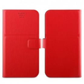 Folio Universel Rouge: Multi Mobiles 5.5"