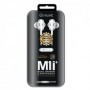 M1I+ Kit Piéton Premium Double Haut Parleur Jack 3.5mm Blanc