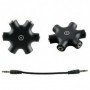 Connect Hub Jack 3.5mm 5 Sorties Noir