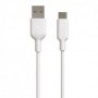 Câble USB A/USB C 1.2M Blanc