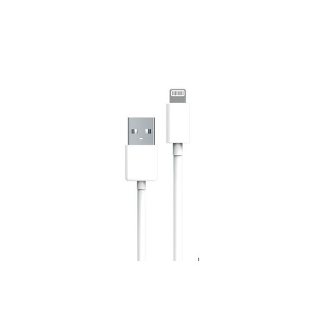 Câble USB-A Lightning 1M Blanc