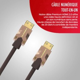 Câble Hdmi M2000 Uhd 4K Hdr10+ 25Gbps 5M