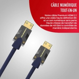 Câble Hdmi M3000 Uhd 8K Dolby Vision Hdr 48Gbps 3M