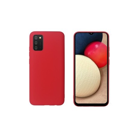 Coque Colored Tpu Rouge Samsung Galaxy A02S