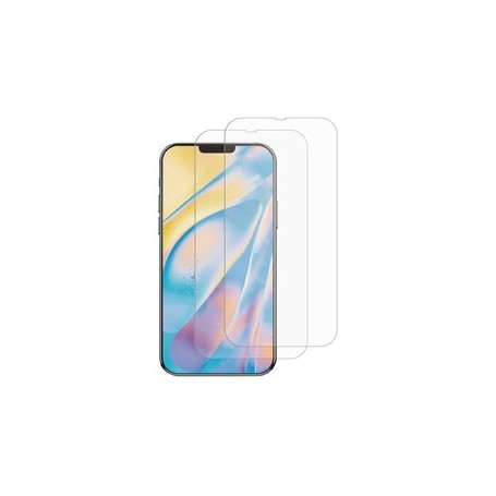 Pack 2 Verre Trempe Plat iPhone 13/13 Pro