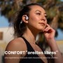 Shokz Openmove Écouteurs Avec Fil &Sans Fil Crochets Auriculaires Appels/Musique USB Type-C Bluetooth Rose