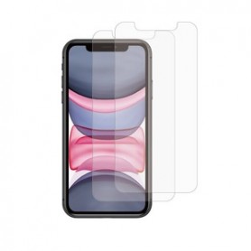 Pack 2 Verre Trempe Plat iPhone 11/Xr