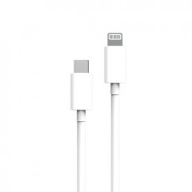 CABLE USB-C LIGHTNING 1M BLANC