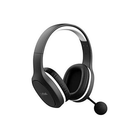 Trust Gxt 391 Thian Casque Avec Fil &Sans Fil Arceau Jouer USB Type-C Noir, Blanc