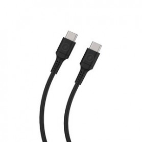 CABLE USB-C USB-C 1,2M PLASTIQUE RECYCLE NOIR