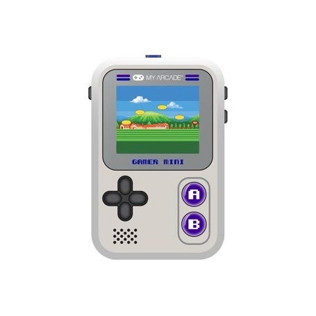 Gamer Mini Classic 160 En 1 Gris Et Violet