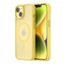 Coque Hybrid Soft Avec Snap iPhone 14 Jaune