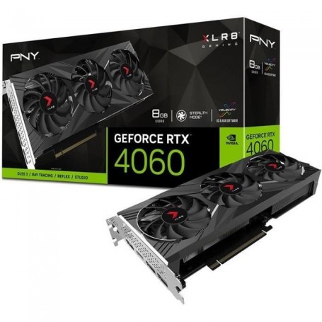 Carte Graphique PNY GeForce RTX 4060 XLR8 8 GB GDDR6 8 GB RAM GDDR6