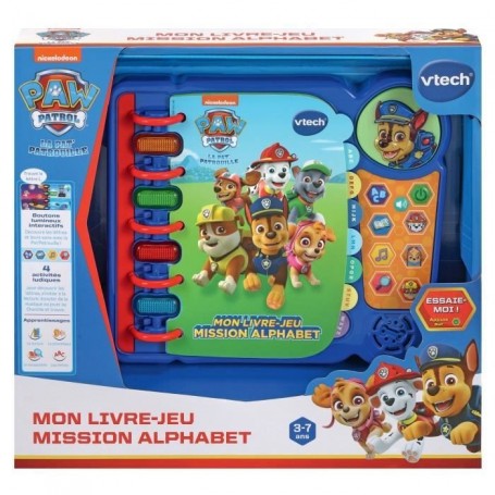 VTECH PAT PATROUILLE - MON LIVRE-JEU MISSION ALPHABET