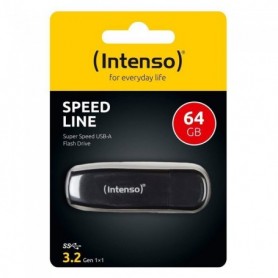 Clé USB 64Go Intenso Speed Line 3.0 Noir - Sous blister