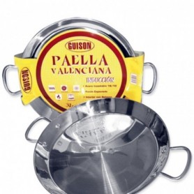 Poêle à Paella Guison 74046 Acier inoxydable Métal 3 L (10 Pièces) (46