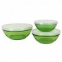 Set de Bols Duralex Lys 3 Pièces Vert Avec couvercle