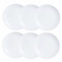 Service de vaisselle Luminarc Diwali 6 pcs Blanc verre 19 cm