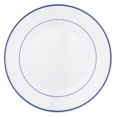 Service de vaisselle Arcoroc Rest. F/azul Dessert Bicolore verre 19,5 cm