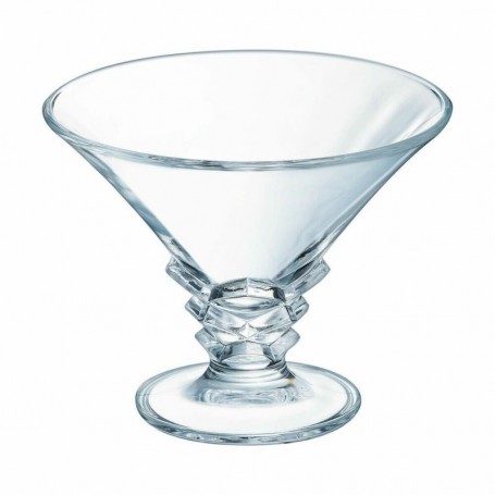 Coupe de glaces et de milkshakes Arcoroc Palmier Transparent verre 6 Unités (21 cl)