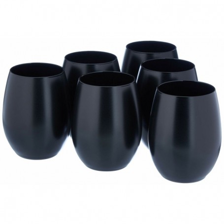 Set de Verres Chef&Sommelier Primary Noir verre 6 Unités (36 cl)