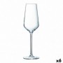 Coupe de champagne Éclat Ultime Transparent verre (21 cl) (Pack 6x)