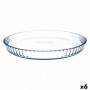 Moule à gâteaux Pyrex Classic Vidrio Transparent verre Plat Rond 31 x 31 x 4 cm 6 Unités