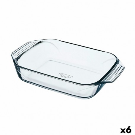 Plat de Four Pyrex Irresistible Rectangulaire 35 x 23,1 x 6,5 cm Trans