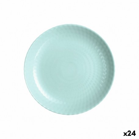 Assiette à dessert Luminarc Pampille Turquoise verre (19 cm) (24 Unité