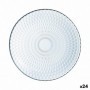 Assiette plate Luminarc Pampille Transparent verre (25 cm) (24 Unités)