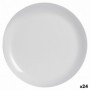 Assiette plate Luminarc Diwali Gris verre Verre trempé (Ø 27 cm) (24 U