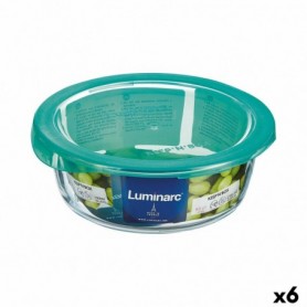 Panier-repas rond avec couvercle Luminarc Keep'n Lagon 920 ml 15,6 x 6