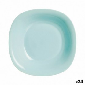 Assiette creuse Luminarc Carine Turquesa Turquoise verre Ø 21 cm (24 U