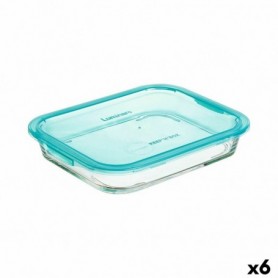 Boîte à lunch hermétique Luminarc Keep'n Lagon Turquoise 1,5 L verre (