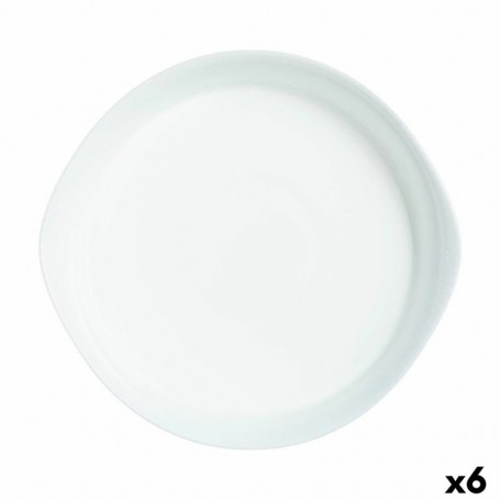 Plat à Gratin Luminarc Smart Cuisine Ronde Blanc verre Ø 28 cm (6 Unit