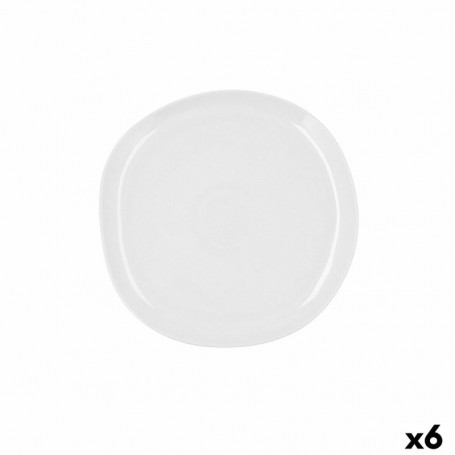 Assiette plate Ariane Earth Céramique Blanc Ø 27 cm (6 Unités)