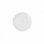 Assiette plate Ariane Artisan Céramique Blanc Ø 21 cm (12 Unités)