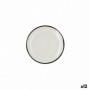 Assiette plate Ariane Vital Filo Blanc Céramique Ø 21 cm (12 Unités)