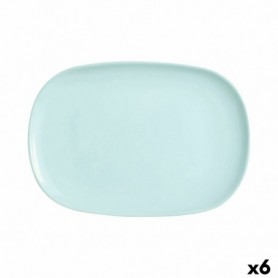 Plat à Gratin Luminarc Sweet Line Turquoise verre 35 x 24 cm (6 Unités