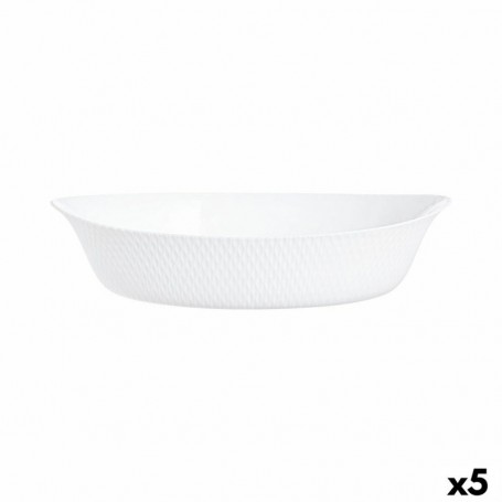 Plat à Gratin Luminarc Smart Cuisine 32 x 20 cm Blanc verre (6 Unités)