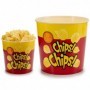 Bol pour Apéritifs Frites polypropylène 5 L 21,5 x 20 x 21,5 cm (36 Unités)