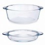 Casserole avec Couvercle Transparent Verre Borosilicaté 2,1 L (4 Unités)